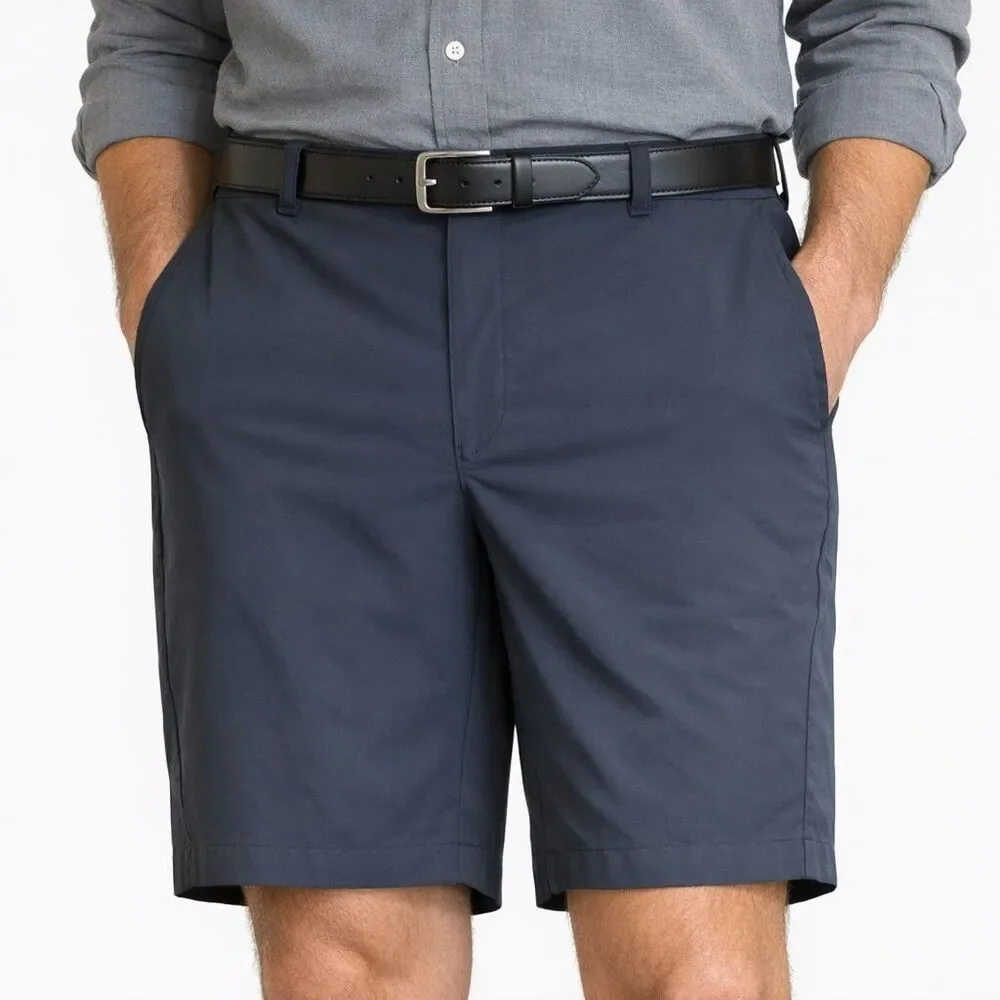 Links Edition Mens Golf Shorts Sz 40 Black Stretch Moisture Wicking Perf Ath